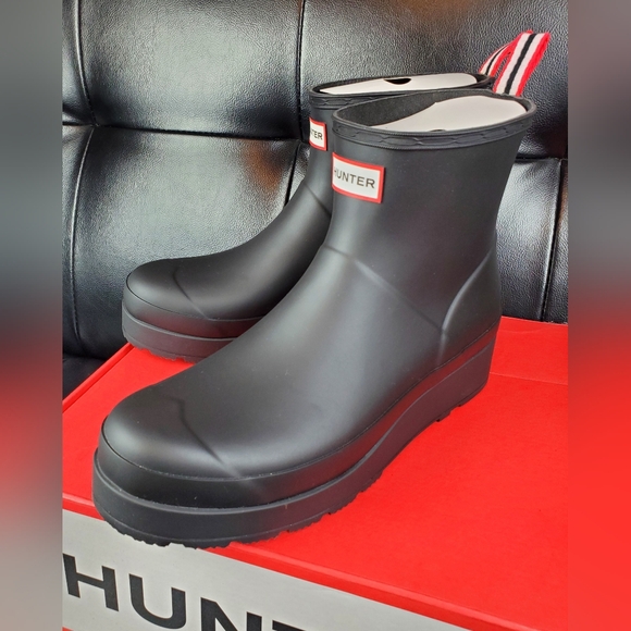Hunter Boots Short Black BNIB!! Sz10W and 11W - Picture 3 of 6